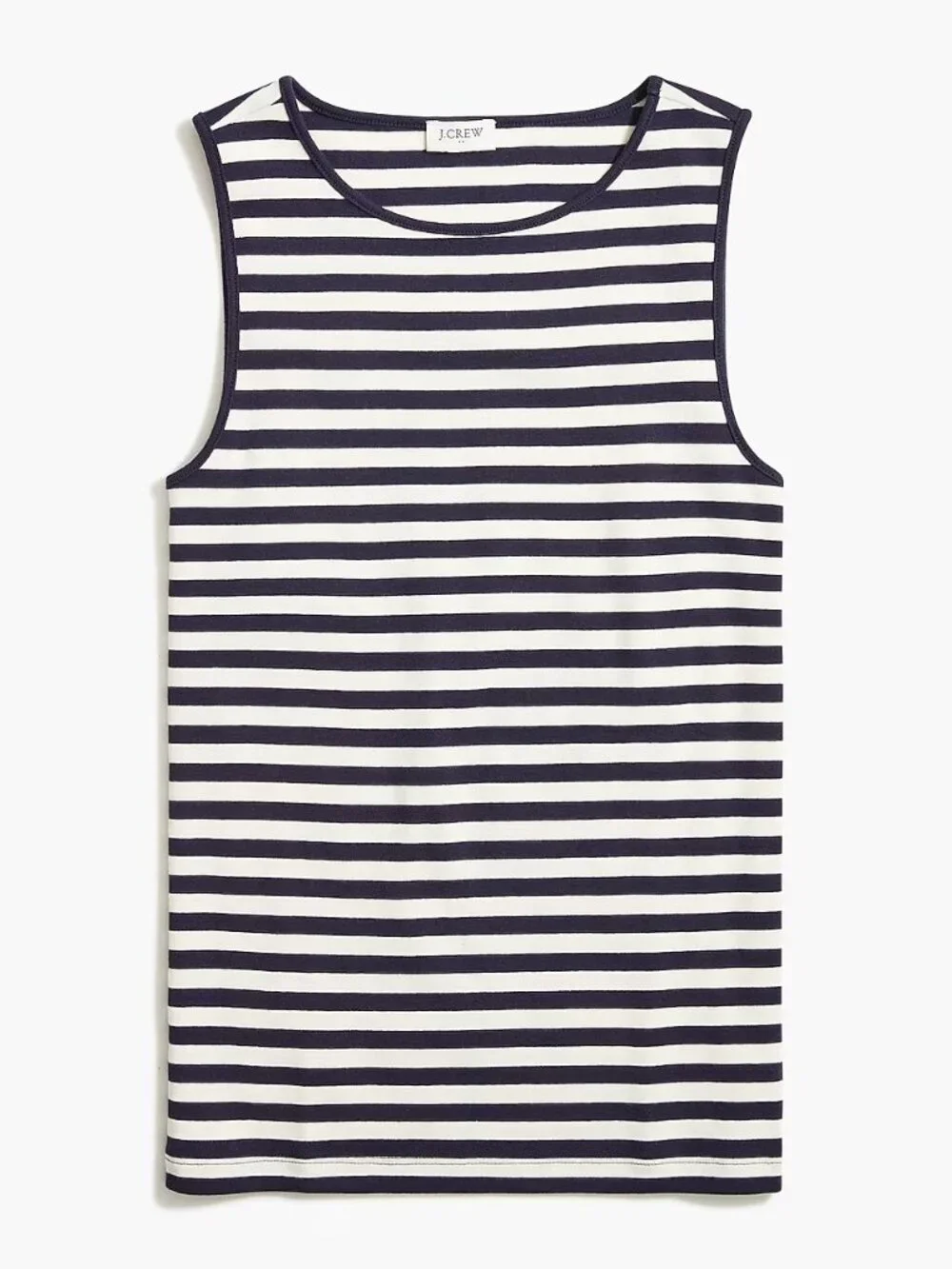 2/$30 J. Crew Striped Shell Tank Top Navy Stripe 2X #A1954